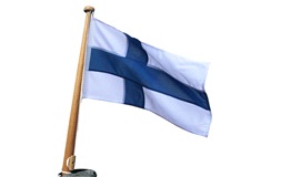 Bådflag Finland, 55x30 cm