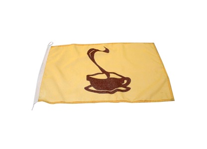 Humør-flag kaffe-flag 30x45cm