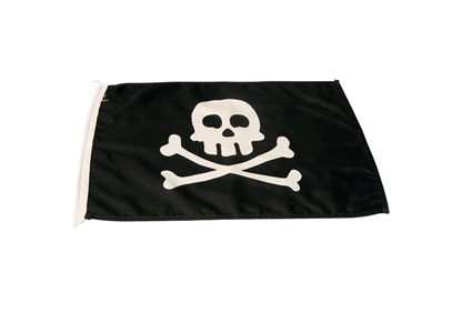 Humør-flag pirat 40x60cm