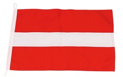 Gæsteflag Letland, 20x30 cm