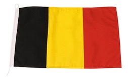 Gæsteflag Belgien, 30x45 cm