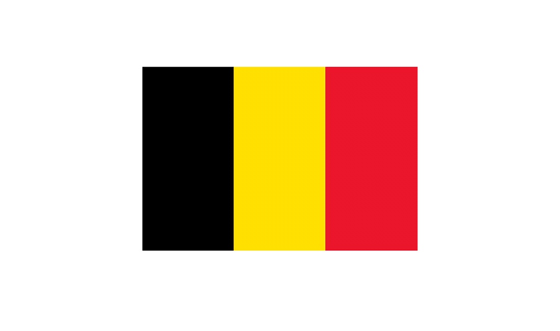  Gästflagga Belgien 30x45cm
