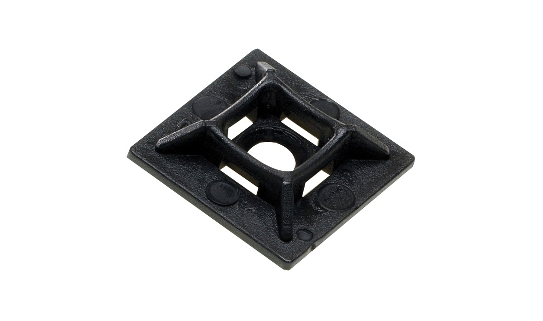  1852 Sockel för strips svart 28 x 28 mm 