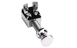 Træk/tryk kontakt (on/off), monteringshu