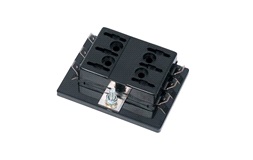 Sikringsboks til 6 bladsikringer max 25 