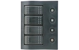 1852 Elpanel med automat sikringer, LED,