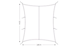 Solsegel sittbrunn rektangulär