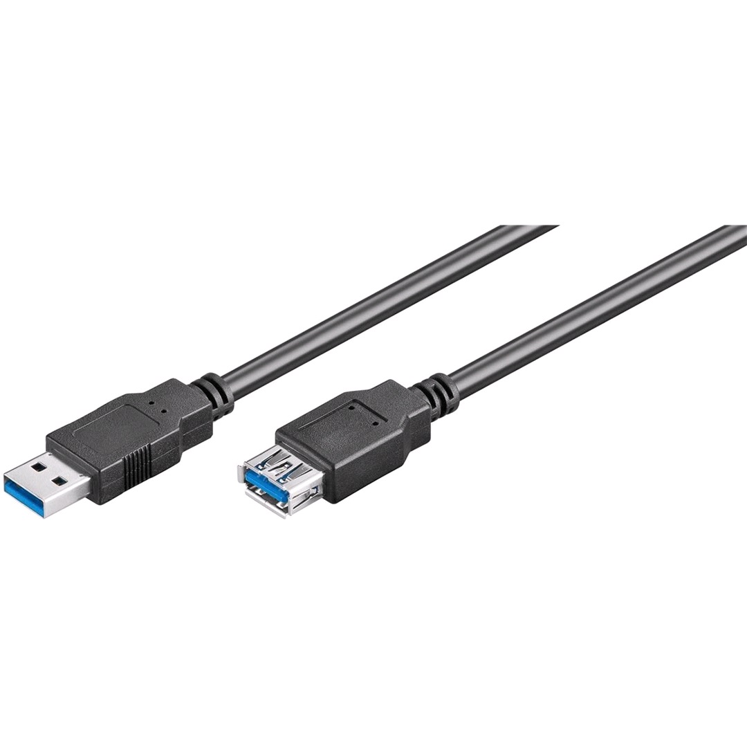 Mobiline Skjøtekabel Usb 3.0 Han/hun 1,8m