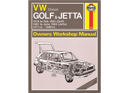 Rep.håndbok Golf I Diesel 8/76-7/83