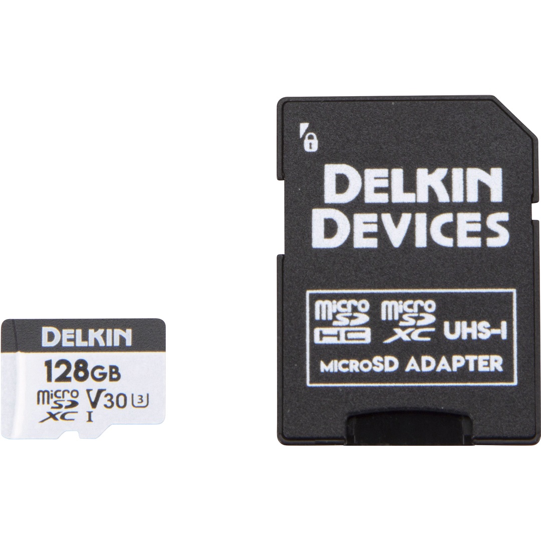 Delkin Devices Minnekort, Micro Sd Kort 128 Gb U3