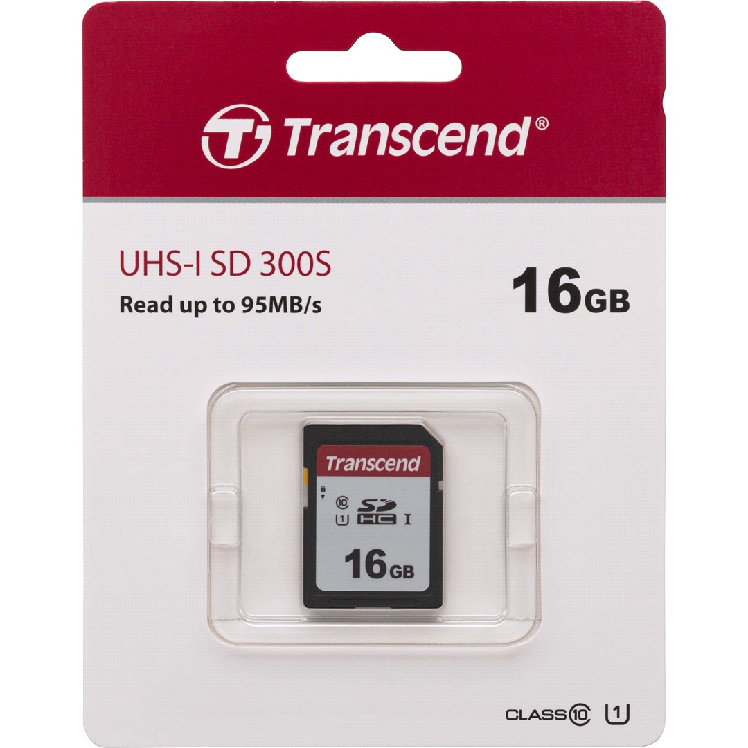 Transcend Minnekort, Sd Card 16 Gb