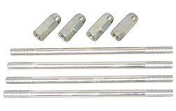 Pindboltsæt med høj topmøtrik, 4 stk.