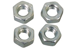 Møtrik-sæt 6 mm. for pindbolt, 4 stk