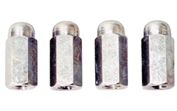 Høj topmøtrik-sæt, 6 mm., 4 stk.