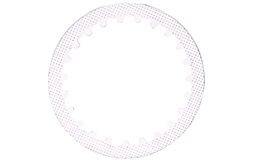Koblingsplade, jern, 2-gear