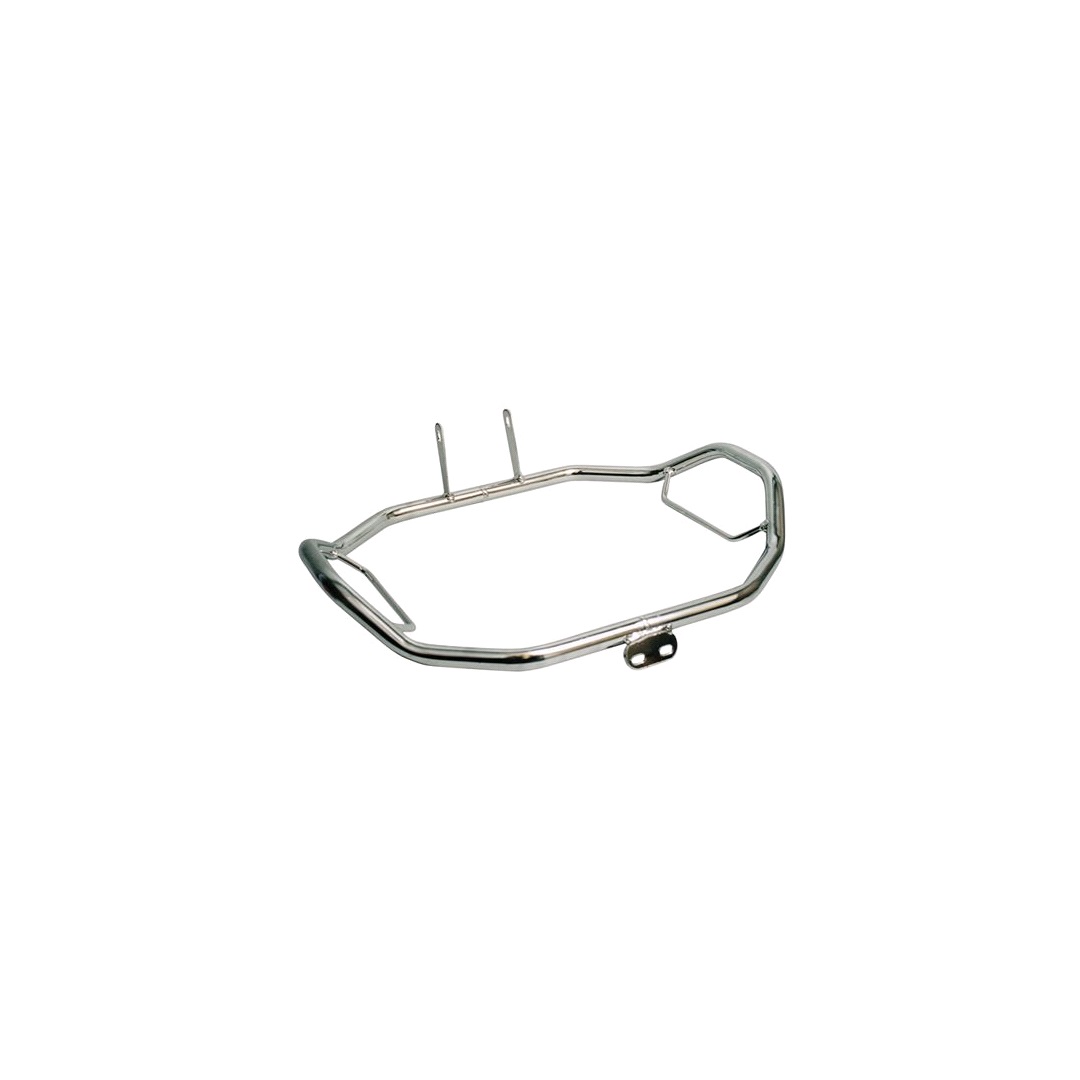 Scooped Motorskydd, krom