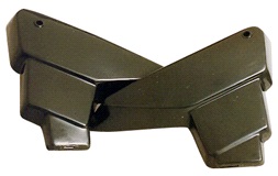 Sideskjoldsæt i sort Yamaha 4-gear FS1