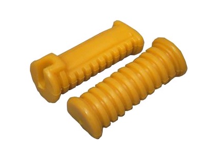 Gummisæt for fodhvilerkonsol, gul