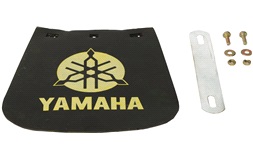 Stænklap, foran, sort, Yamaha 2-G