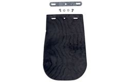 Stænklap, bag, sort