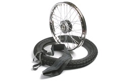 Forhjul DX, samlet incl. dæk + slange