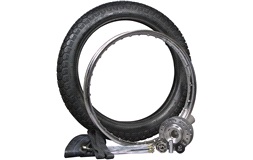 Forhjul DX, SAMLE SELV - m/dæk+slange