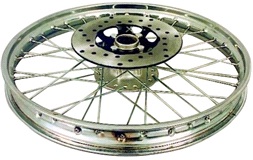 Forhjul DX komplet med ventileret skive