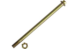 Bagaksel med møtrik M12X230mm