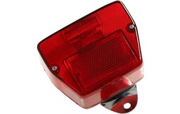 Baglygte med holder, krom, standard
