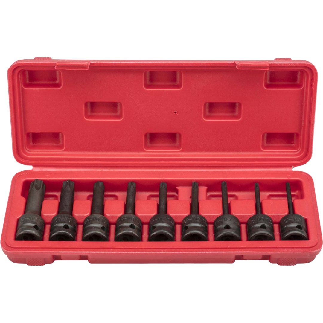 Raze Slagpipesett Torx 1/2" - 9 Deler