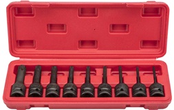 Slagpipesett torx 1/2" - 9 deler