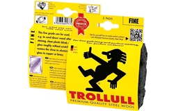 TROLLULL Stålull 3 x pads Grade 00 DIY