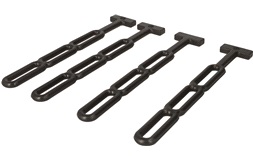 Stigestropper til presenning 4 stk 28 cm