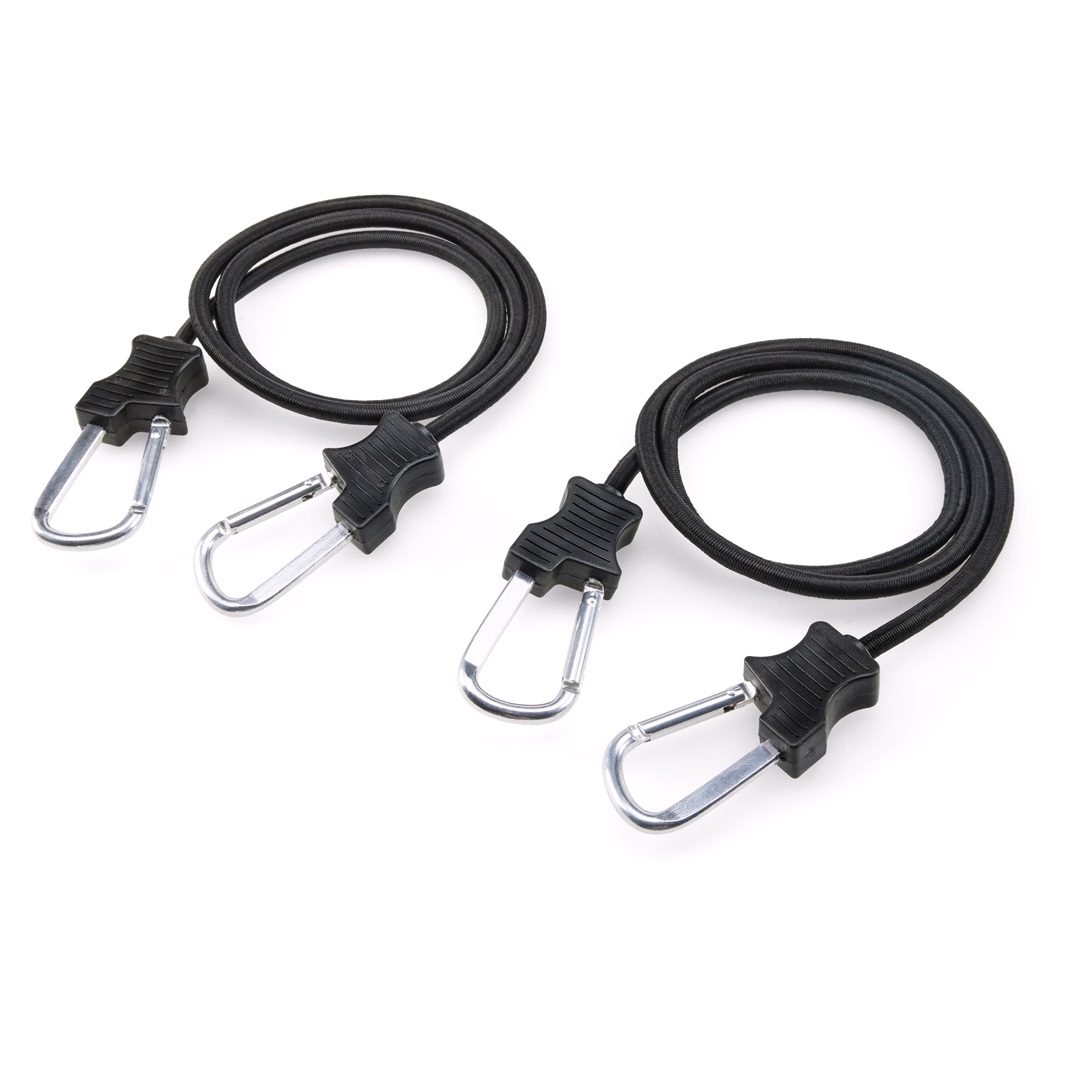 RAZE Elastisk rem med. karbinhake 120cm 2 st.