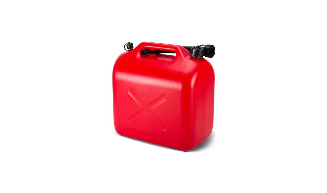  Bensindunk, 20L m. flextut & Anti Vakuum