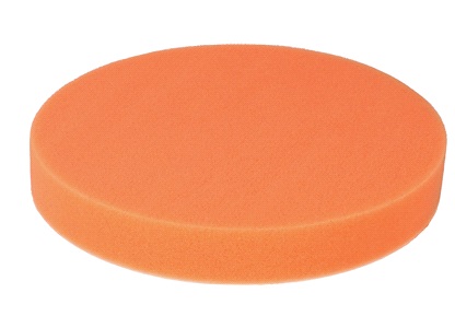 Polerrondel skum Orange hård 180 mm