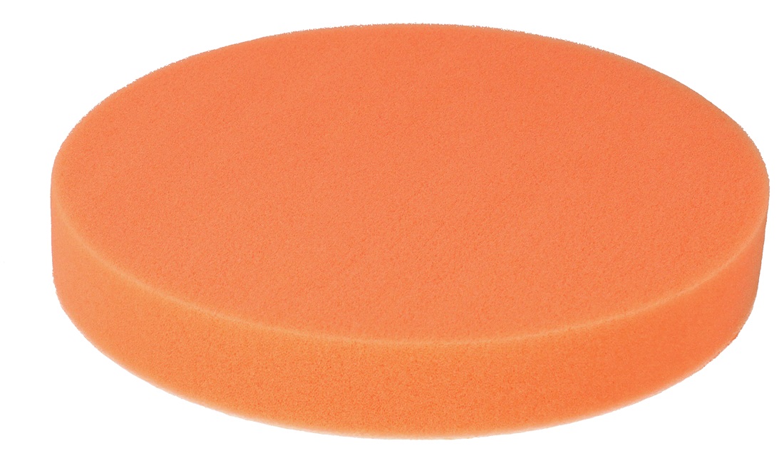  Polerrondel skum Orange hård 180 mm