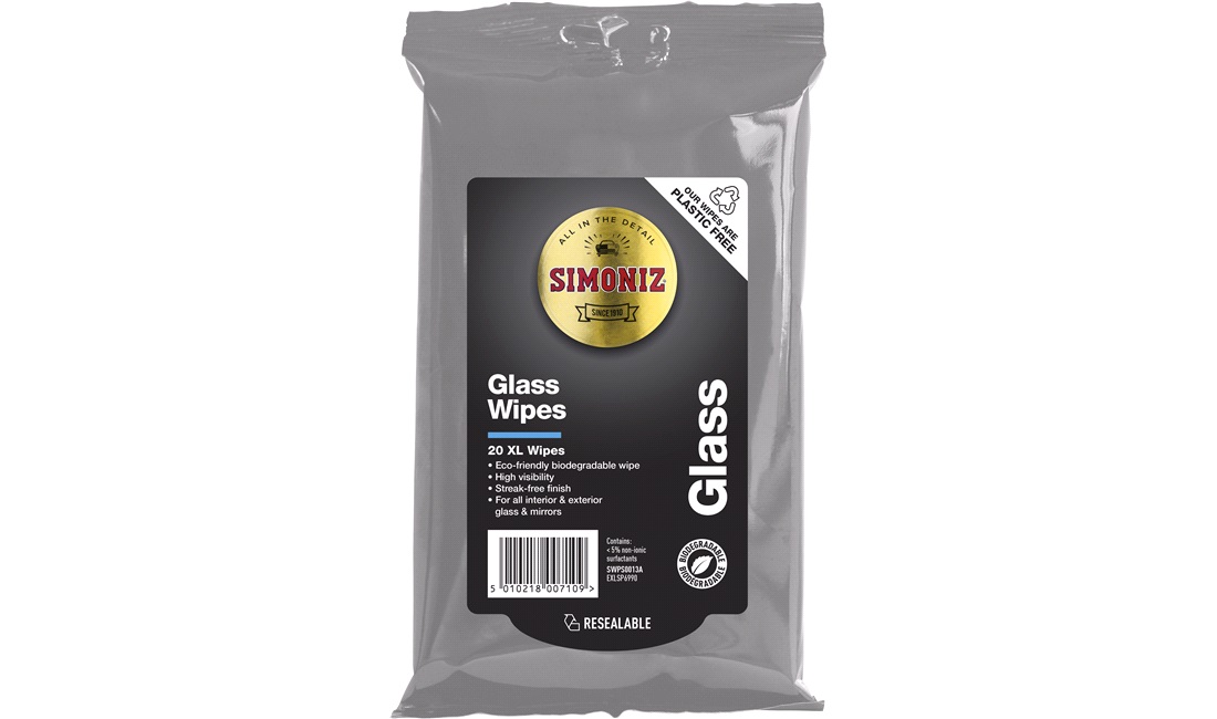  Simoniz Glass Wipes 20 stk.