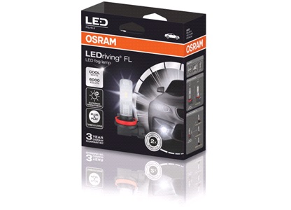 LED-lampor 2-pk H8/H11/H16 LED driving F