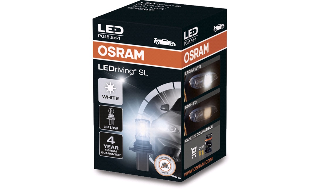 shilling emne i tilfælde af Pære LEDriving SL P13W Hvid 6000K Osram - LED / Dioder - thansen.dk