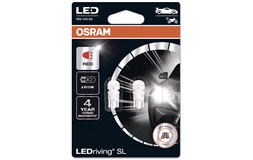 Pæresett LEDriving SL W5W Rød Osram