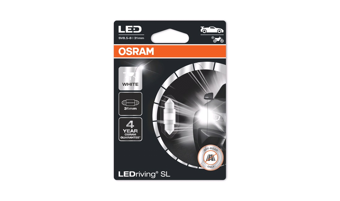  Pære LEDriving C5W 31mm White Osram