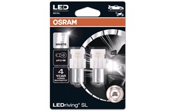 Pæresett LED Retrofit 12V P21W 6000K