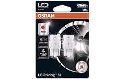 Pæresæt LEDriving W21/5W RED Osram 