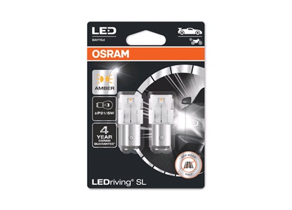 Pæresæt LEDriving P21/5W Orange Osram