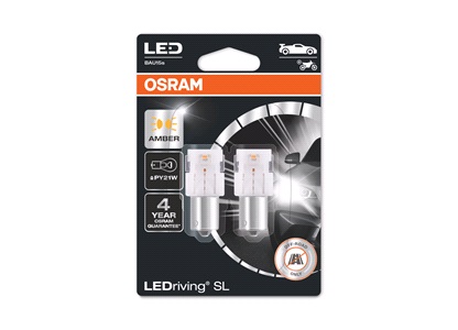 Lampset LEDriving PY21W Orange Osram 