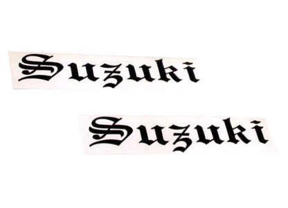 Stafferingssæt, gotisk, SUZUKI, sort