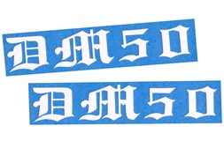 Stafferingssett gotisk, "DM50", hvit