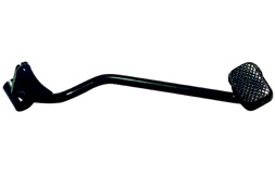 Bremsepedal, sort, DM50