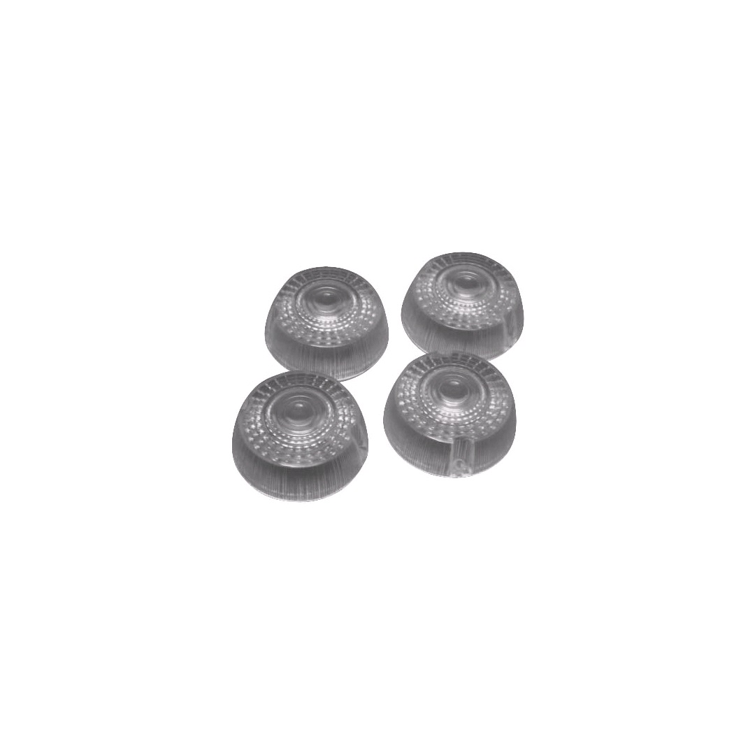 Scooped Blinkersglas-set, klarglas